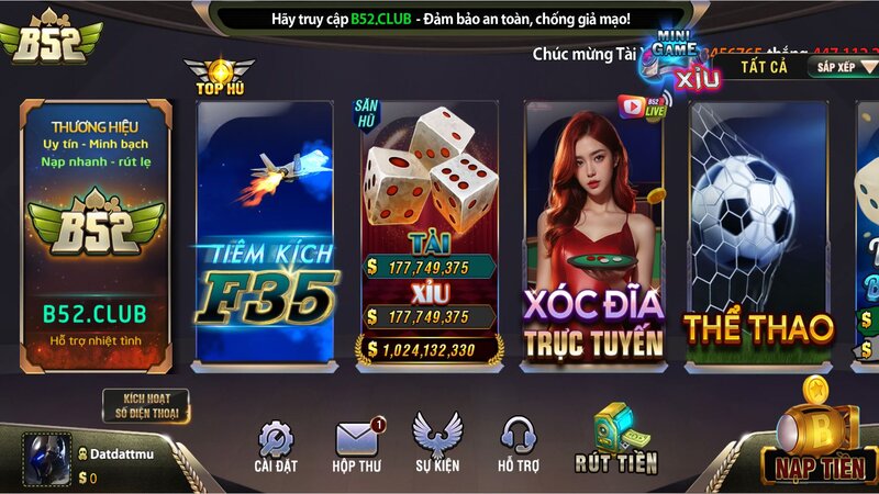 Một số lưu ý khi đăng nhập trên trang B52Club