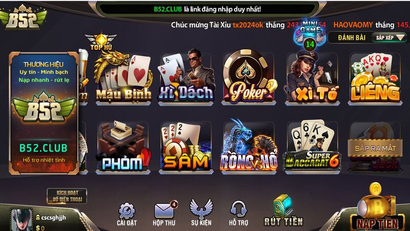 Game bài Poker tại B52 PLAY